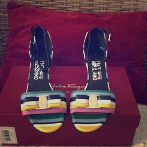 Salvatore Ferragamo’s Gavina Multicolored Sandals